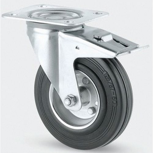 Roulette Acier Pivotante Diamètre Roue 160 Mm