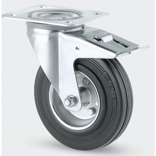 Roulette Acier Pivotante Diamètre Roue 100 Mm