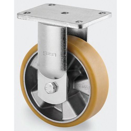 Roulette Aluminium Fixe Diamètre Roue 125 Mm