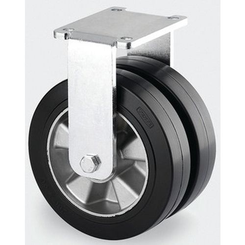 Roulette Aluminium Fixe Diamètre Roue 200 Mm