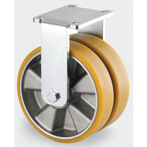 Roulette Aluminium Fixe Diamètre Roue 200 Mm