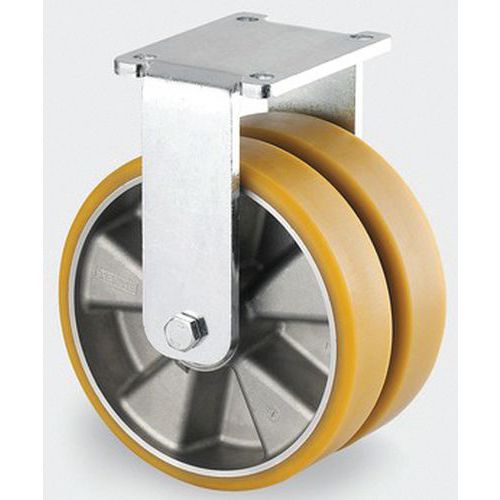 Roulette Aluminium Fixe Diamètre Roue 160 Mm