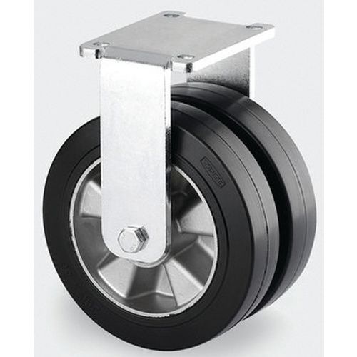 Roulette Aluminium Fixe Diamètre Roue 125 Mm