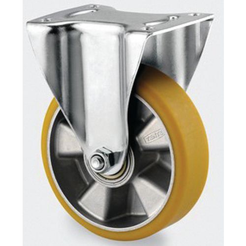 Roulette Aluminium Fixe Diamètre Roue 200 Mm