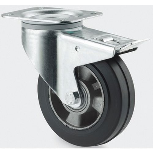 Roulette Aluminium Pivotante Diamètre Roue 200 Mm