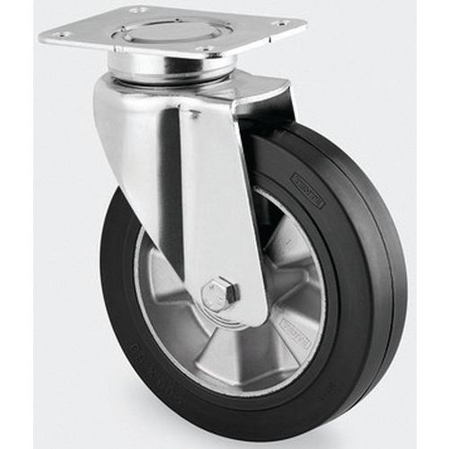 Roulette Aluminium Pivotante Diamètre Roue 160 Mm