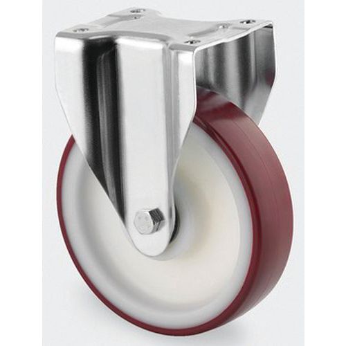 Roulette Polyamide Fixe Diamètre Roue 125 Mm