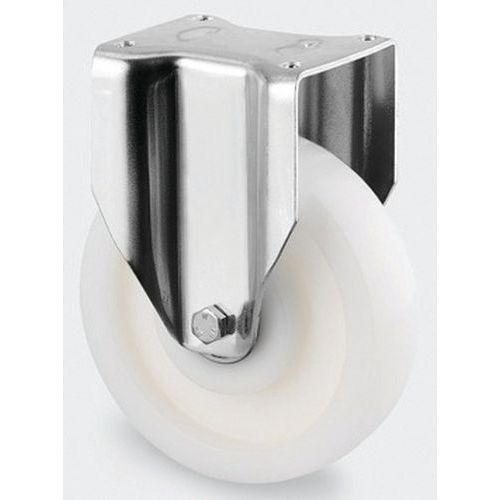 Roulette Polyamide Fixe Diamètre Roue 125 Mm