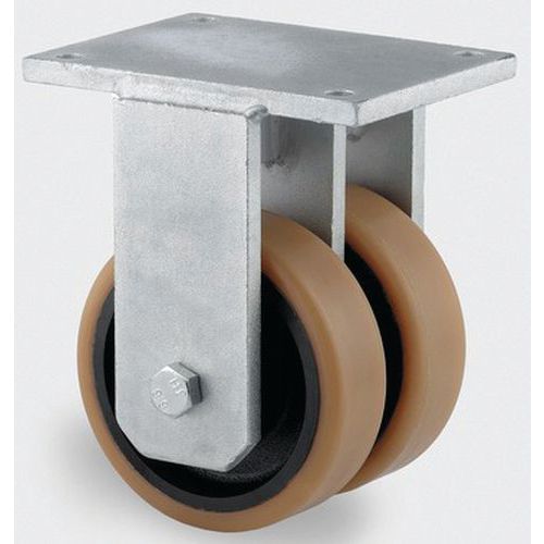 Roulette Acier Fixe Diamètre Roue 500 Mm