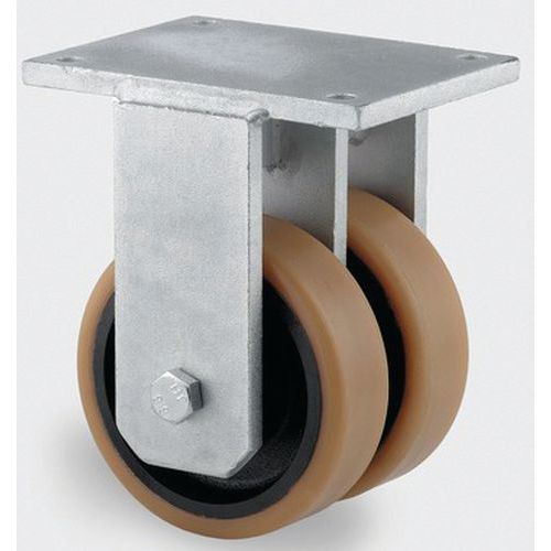 Roulette Fonte Fixe Diamètre Roue 250 Mm