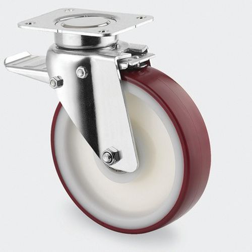 Roulette Polyamide Pivotante Diamètre Roue 200 Mm