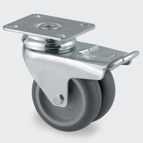 Roulette Polypropylène Pivotante Diamètre Roue 75 Mm