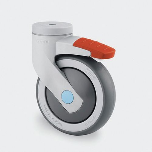 Roulette Polypropylène Pivotante Diamètre Roue 125 Mm