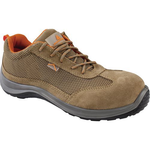 Delta Plus - Chaussure de sécurité ASTI S1P Basse Beige - Taille 47 - Embout Non Métallique - Amagnétique - Confort et Protection