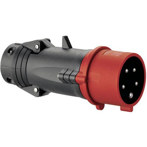 Fiche 16a 4p+t 400v Plast 44