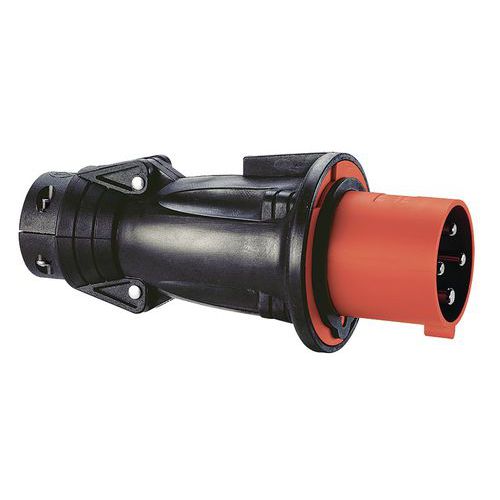 Fice Droite 3p+t 63a 400v Caoutchouc