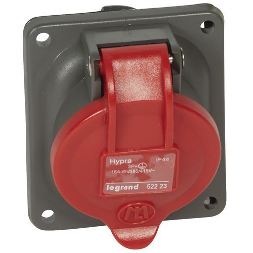 Socle Tableau 16a 3p+t 400v Plas Ip44