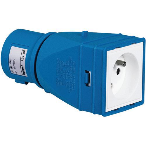 Adaptateur Industriel Domestique 2p+t 16a 230v Ute
