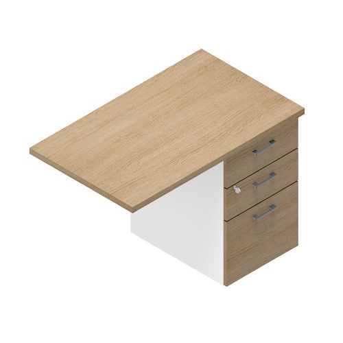 Elément De Retour Caisson Idea L100 X P60 Cm Chêne