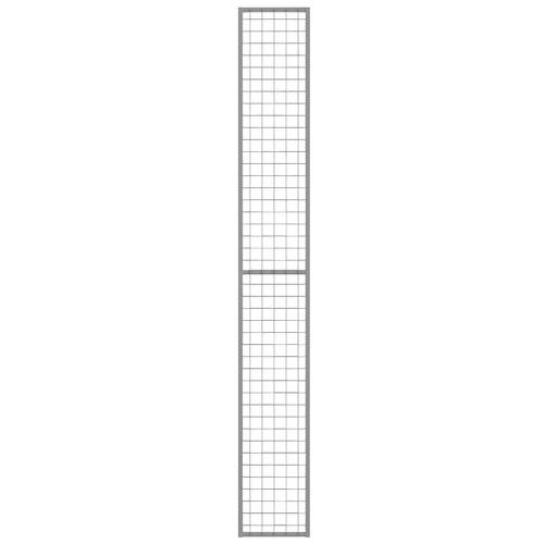 Troax - Cloison grillagée UX450 Acier Gris - H 2.20m L 0.3m - Maille 50x50mm - Éco-responsable