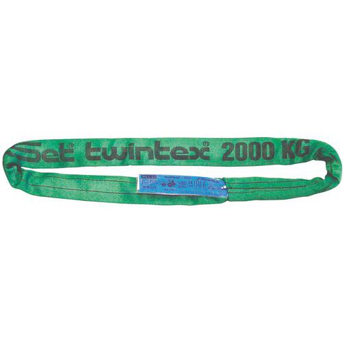 Elingue Tubulaire Sans Fin Twintex - Force 2000 Kg - Longueur 3 M