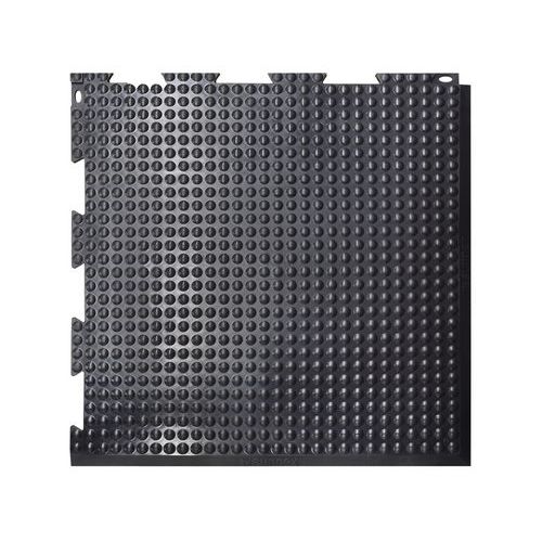 Sunnex - Tapis antifatigue module d'angle 750x75 - Nitrile Noir - Milieu sec ou humide - Usage modéré