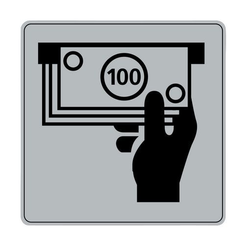 Pictogramme Iso 7001 Symbole Distributeur Au To 90x90mm