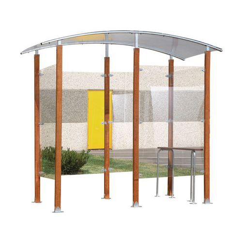 Abri Fumeur Design 2metre C Arre Isole