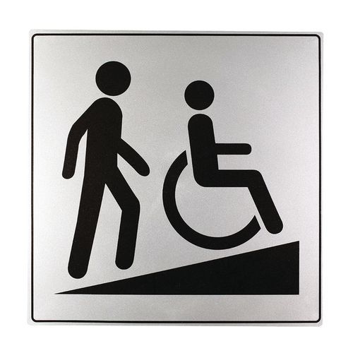 Pictogramme Iso 7001 Symbole Rampe D'acces 2 00x200 Mm