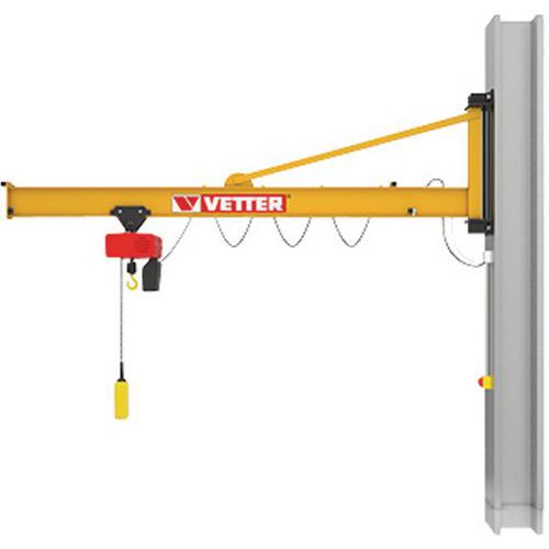 Potence murale triangulée - Portée 6m - Vetter Krantechnik