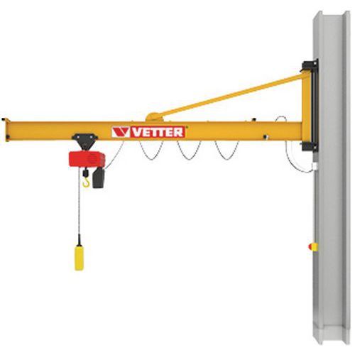 Potence murale triangulée - Force 500 kg, Portée 2m - Vetter Krantechnik