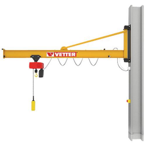 Potence murale triangulée - Force 1600 kg, Portée 3m - Vetter Krantechnik