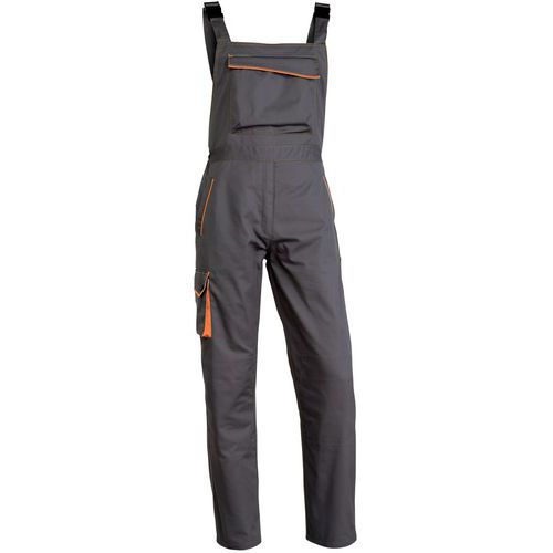 Salopette Panostyle Gris/orange L - Homme