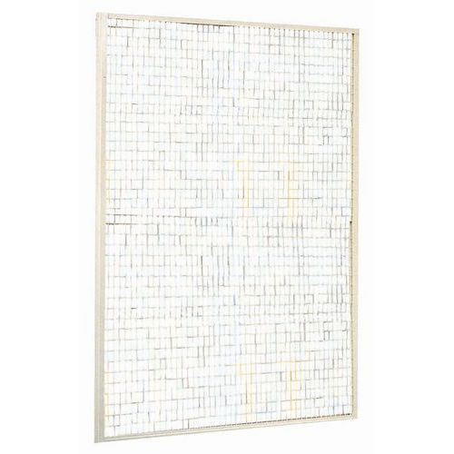 Cloison d'atelier grillagée - Panneau Standard Blanc 2.24m x 1m - Montage Facile - Garantie 3 ans