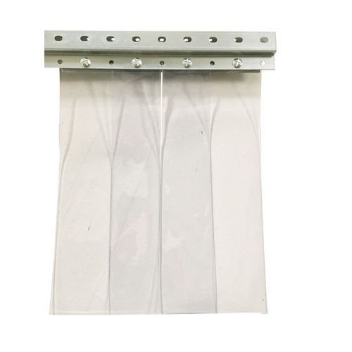 Kit porte souple à lanières PVC transparent 200mm - 2m hauteur - 2.5m largeur utile - Standard