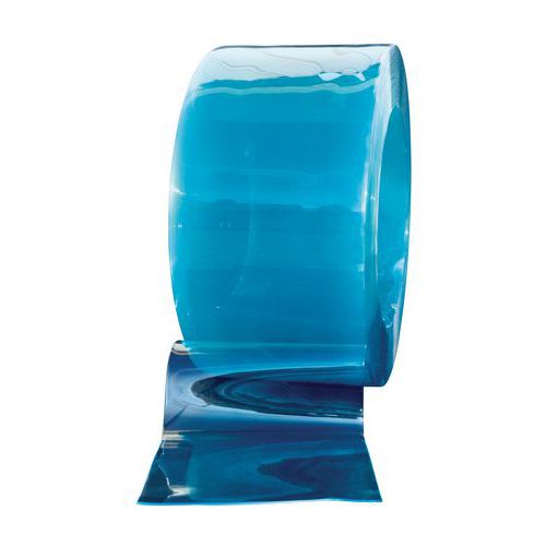 Lanière Polaire PVC Transparente 300x3mm - 50m - Idéale pour Portes Souples - Résiste de -35°C à 50°C