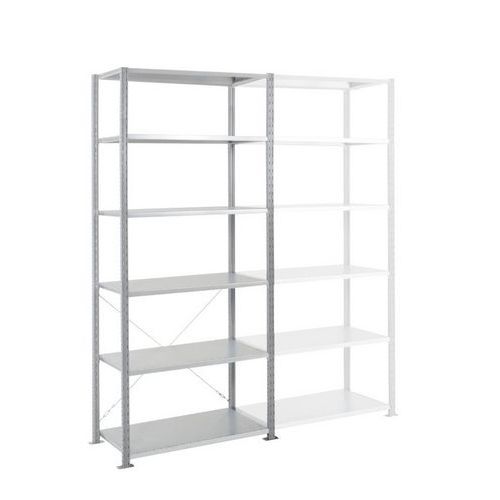 Rayonnage Départ Ad'vance - Galvanisé - 6nvx - 2500x1250x800