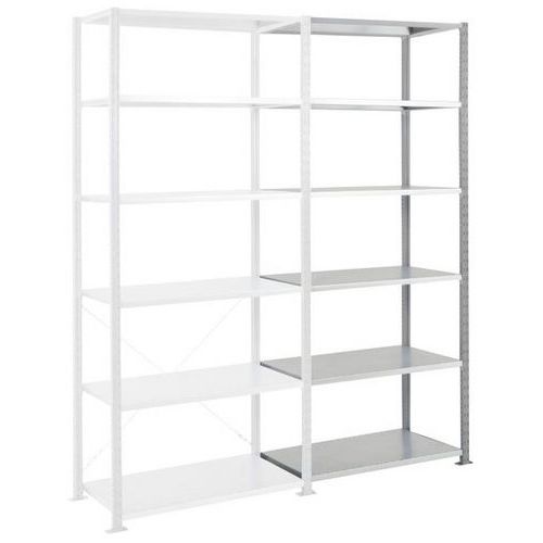 Rayonnage Suivant Ad'vance- Galvanisé - 6nvx - 2500x1250x700