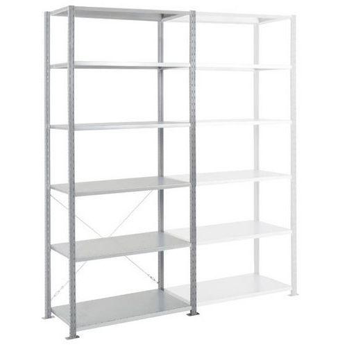 Rayonnage Départ Ad'vance - Galvanisé - 6nvx - 2500x1250x600