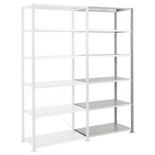 Rayonnage Suivant Ad'vance- Galvanisé - 6nvx - 2500x1250x600