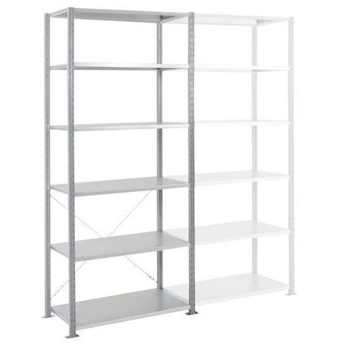 Rayonnage Départ Ad'vance - Galvanisé - 6nvx - 2500x1250x500