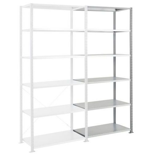 Rayonnage Suivant Ad'vance- Galvanisé -6nvx - 2500x1250x500