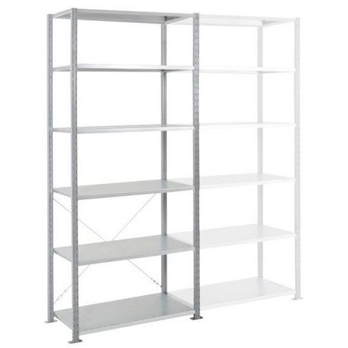 Rayonnage Départ Ad'vance - Galvanisé - 6nvx- 2500x1000x800