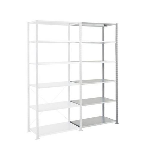 Rayonnage Suivant Ad'vance- Galvanisé - 6nvx - 2500x1000x800