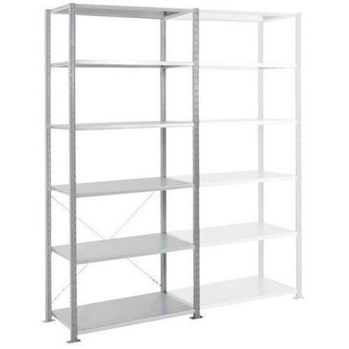 Rayonnage Départ Ad'vance - Galvanisé - 6nvx- 2500x1000x700