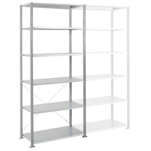 Rayonnage Départ Ad'vance - Galvanisé - 6nvx- 2500x1000x500