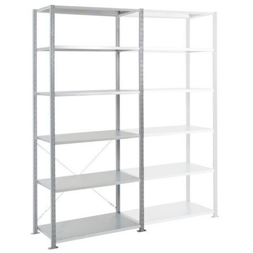 Rayonnage Départ Ad'vance - Galvanisé - 6nvx - 2500x1000x400