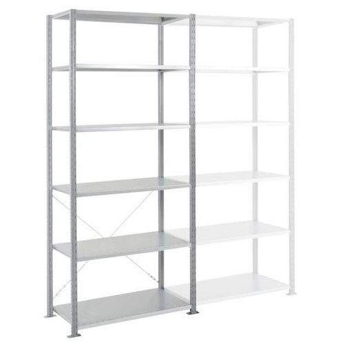 Rayonnage Départ Ad'vance - Gris - 6nvx -2500x1250x800