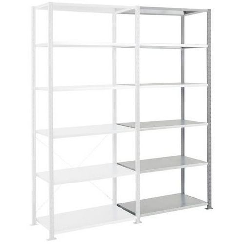 Rayonnage Suivant Ad'vance - Gris - 6nvx- 2500x1250x800