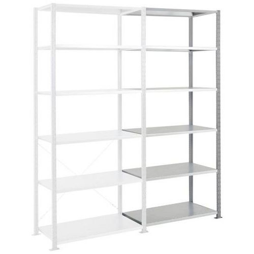 Rayonnage Suivant Ad'vance - Gris -6nvx - 2500x1250x700